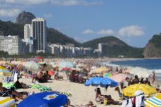 Copacabana beach is 4.5km long!