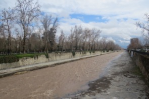 River running through Santiago