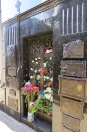 Evita's grave