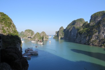 View of Halong Bay from Surprise Cave